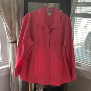 Beautiful coral blouse from Chico’s